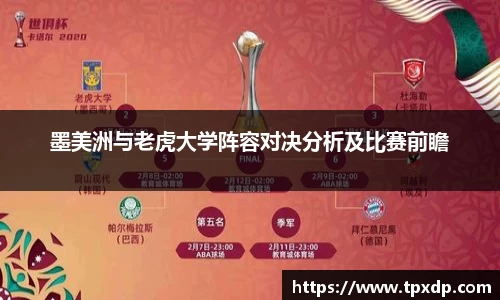 墨美洲与老虎大学阵容对决分析及比赛前瞻